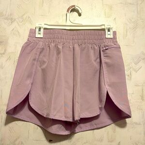 Women’s light purple athletic shorts - Medium (has the underwear lining)